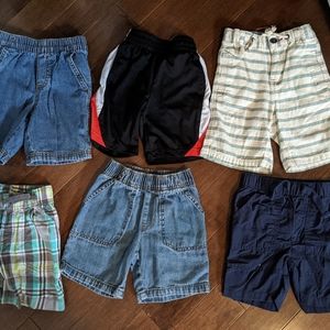 Boys sz 3T shorts lot of 6 euc